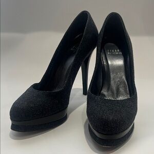 EUC STUART WEITZMAN Wool Platform Pumps